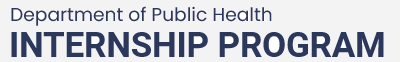 Department of Public Health Internship Application